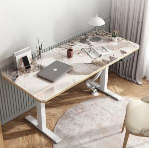 Wholesale 710mm Height Adjustable Dual Motor Children's Electric Study Table for Home Office from china suppliers