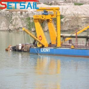 Wholesale Hydraulic Control 6 Inch Cutter Suction Dredger with Spud and 38kw Cutter Head Power from china suppliers