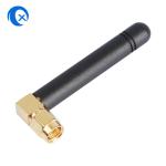 2.4G WiFi Right Angle SMA Male Connector High Gain 2dBi GSM Rubber Duck Antenna