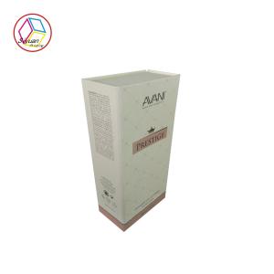 Wholesale White Cosmetic Gift Box Textured Surface Paper Material Eco - Friendly from china suppliers