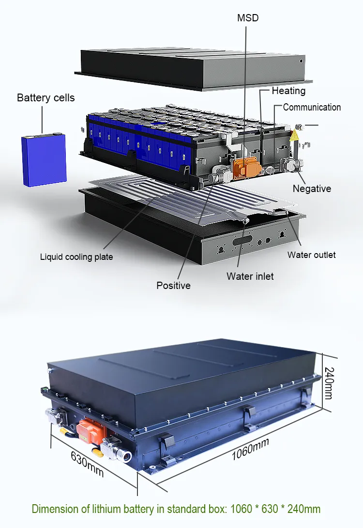 Cts Standard Module Battery Hv 600V700V400V with Customized External PDU for GPU Gse Airport
