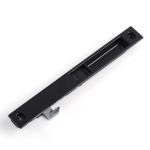Black Aluminum Sliding Window Latch 182.5×22.5mm Size 66g Unit Weight