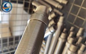Wholesale 316l 38mm Diameter Wound Stainless Steel Wedge Wire Screen With Dn25 Male Threaded from china suppliers