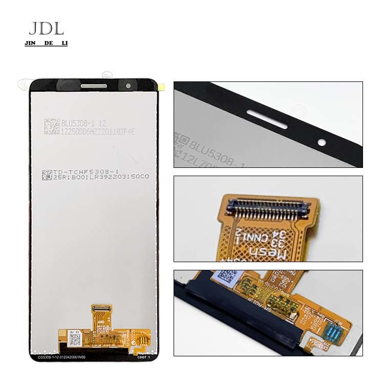 Original Mobile Phone A01 LCD Display Screen With Frame Replacement