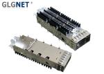 Single Port SFP Cage Connector Press Fit Or Solder Post Mount Type