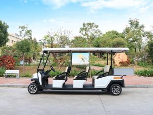 Wholesale 6 Passenger Electric Sightseeing Car Mini Bus with Rear Small Cargo from china suppliers