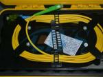 Black / Yellow OTDR Fiber Optic Odf Launch Cable Box with SC / APC Connector