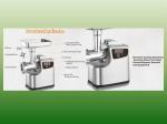Optional Digital Meat Grinder/meat mincer with air scoop/electric meat grinder