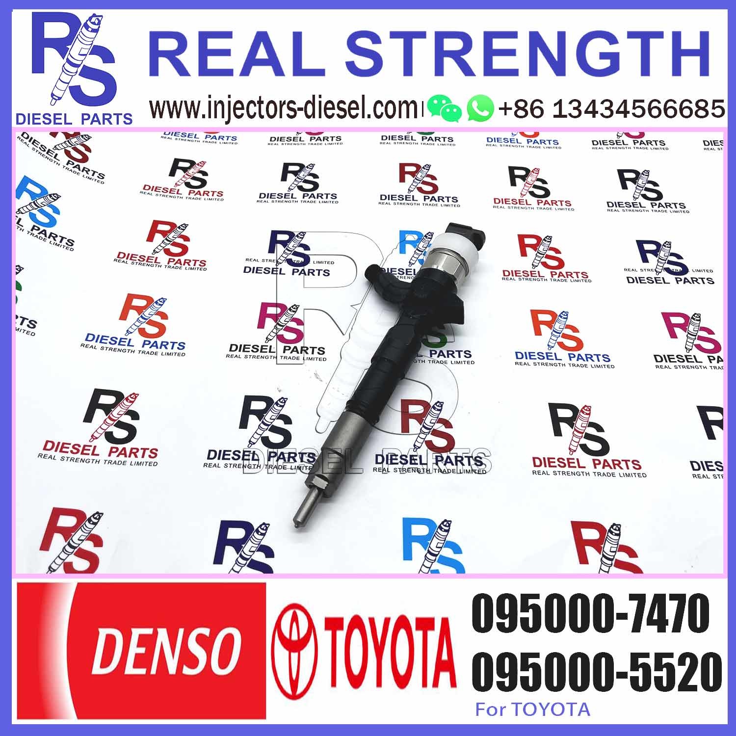 high quality Diesel injector Common rail injector for engine 23670-39255 095000-7470