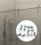 12MM Glass Tray Taky Round Bathroom System Hardware Sliding Glass Door Accessory