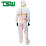 Breathable Impervious BFE 99.9% Microporous Coveralls