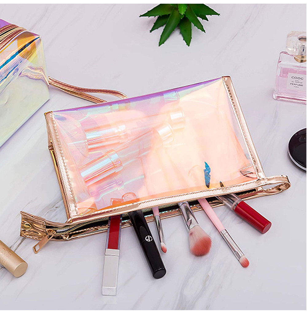 Holographic Waterproof Travel Toiletry Organizer Bag For Girl
