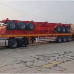 Factory Customization 40ft Flatbed Semi Trailer 2 Axles 3 Axles 4 Axles Dolly