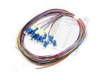 LC Connector Single Mode Fiber Optic Pigtail 0.9mm Cable 12 Colors