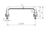 Modern Zinc Alloy Toggle Cabinet Latch Cabinet Drawer Lock Solid ToolBox Door