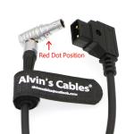 Alvin's Cables Power Cable for Teradek Bolt 500 2 Pin Rotate 180 Right Angle