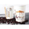 Buy cheap 250ml 300ml 400m Bespoke Disposble Coffee Cups Drinking Cups with Lids from wholesalers