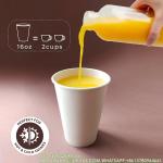 16 oz Biodegradable Disposable Drinking Coffee Cups, Eco Friendly Premium Party