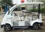 Battery Operated 4 Wheel Utility Cart With 4 Seats / Electric Sightseeing