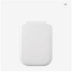 White Plastic Soft Close Toilet Seat Cover For Indian Commode