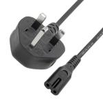Rohs Electric Power Cable Bs1363 To C7 2.5a 6 Ft 220v Indoor