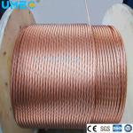 Lighting Ground Rod Conductor Wire Bare Copper Clad Steel Ground CCS Electric