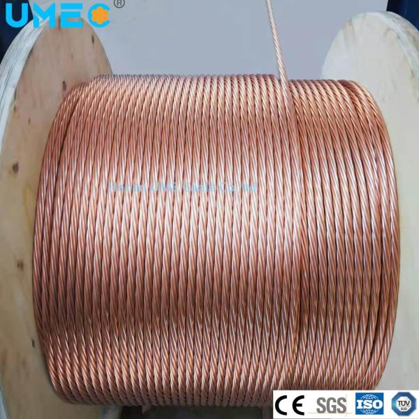 8.0mm Copper Conductor Bare Copper Earthing Cable for Stable Grounding