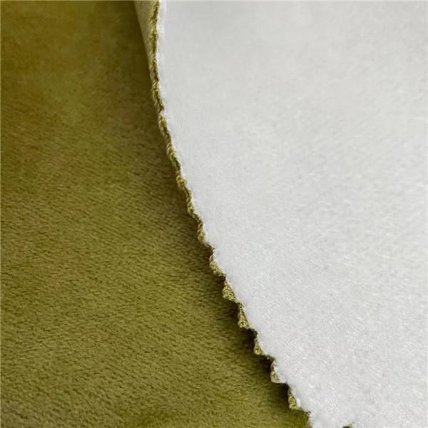100% Polyester Bonded Sofa Knitted Soft Brushed Fabric 330gsm 150cm water proof