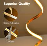 Indoor Decoration COB Flexible LED Strip Lights DC12V 320 Leds Ribbon LED Light