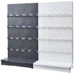 Fashion Display Gondola Supermarket Shelf High Quality Metallic Duty Steel Store