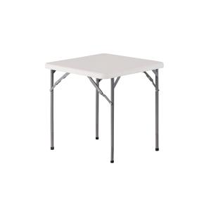 Wholesale 27.5 Inches Square Plastic Folding Tables / Super White Square Card Table from china suppliers