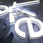 3D Metal Letter Backlit Illuminated Sign Led Light Letters No Minimum Order