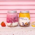 210mm Screw Cap 350ml Disposable Juice Containers