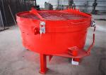 Unshaped Refractories Pan Mixer Machine , Wear Resistant PMC50 Concrete Batch