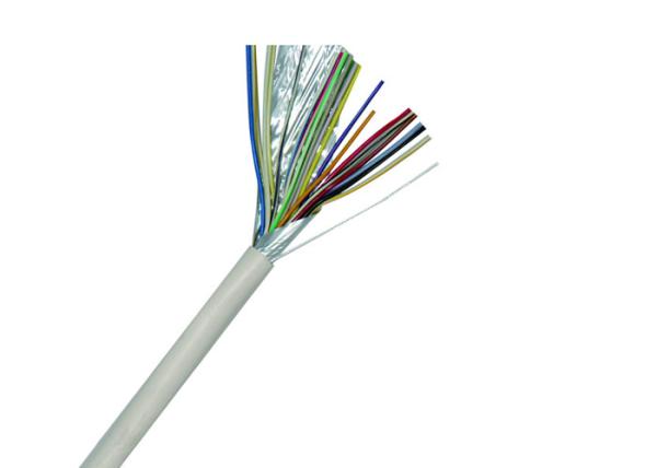 18C 0.22mm² Fire Rated Cable For Fire Alarm System AL Foil Wrapped Shield 12V/
