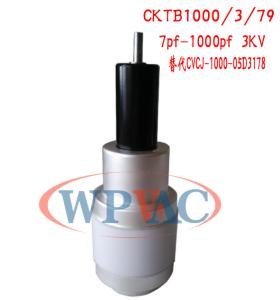 Wholesale CKTB1000/3/79 HV Vacuum Variable Capacitor 7~1000pf Replace CV05C 1000 XN from china suppliers