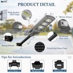 Motion Sensor Solar LED Street Light 1000W for Motion Activated Outdoor Lighting