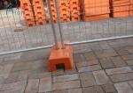 6X8ft Portable Metal Builders Temporary Fencing Galvanized Plastic Feet
