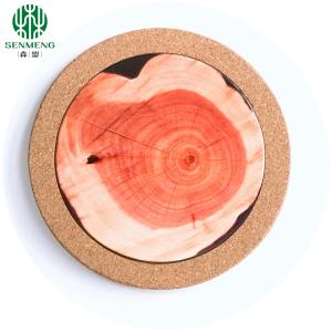 Wholesale Sustainable Natural Rectangular Heat Insulation Antislip Cork Hot Placemats from china suppliers