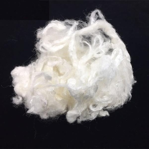 Eco - Friendly Viscose Rayon Fiber , Raw White Viscose Fiber 1.2d X 38mm