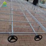 Horticulture Adjustable Seed Bed Wire Mesh Commercial Greenhouse Grow Table