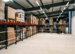 Double Deep Pallet Rack Mezzanine Systems , Heavy Duty Narrow Mezzanine Floor