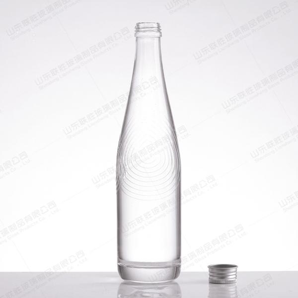 Customize Borosilicate Glass Water Bottle with Time Stamp and Stainless Steel