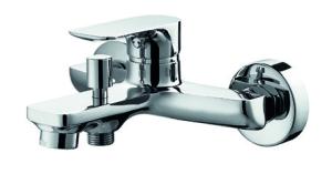 Wholesale Brass Chrome Bathroom Bath Mixer Taps 35mm Cartridge Leakage Proof from china suppliers