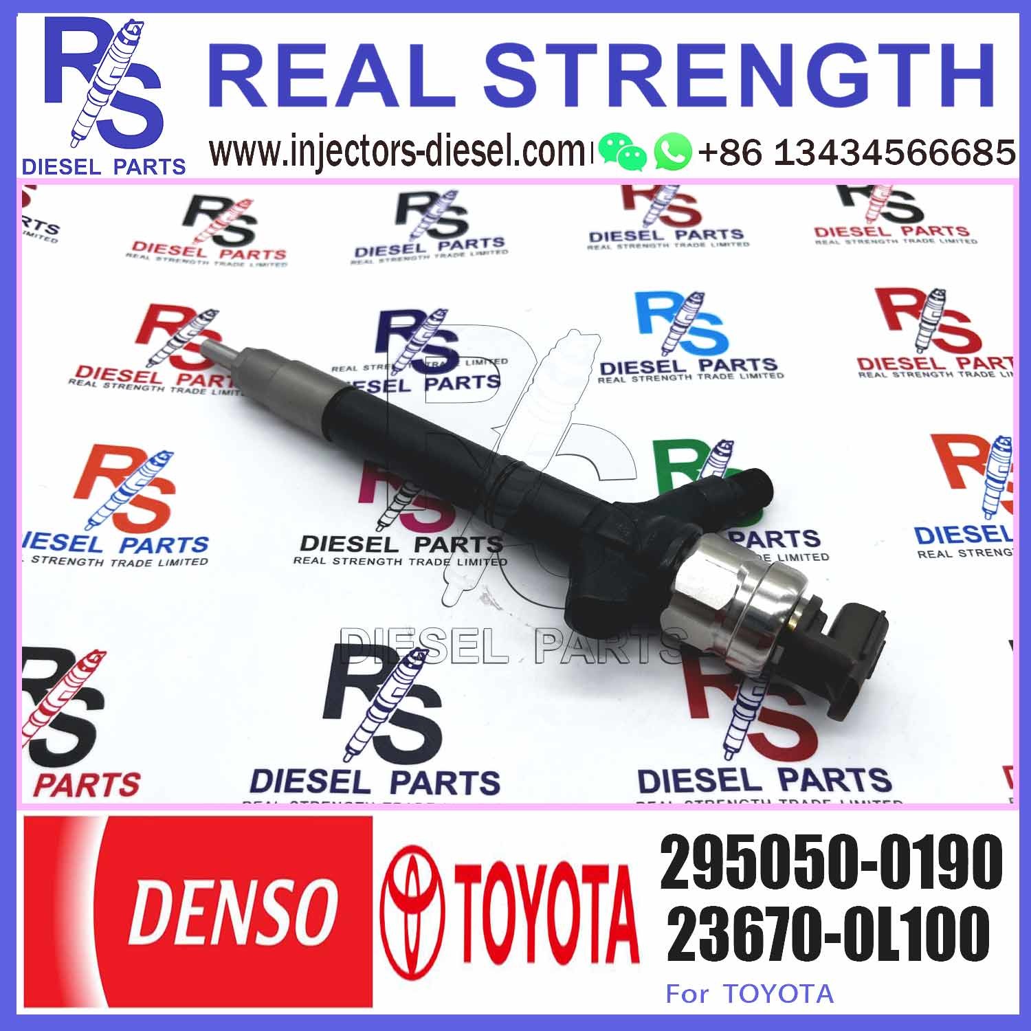 Common Rail Injector 2950500190 295050 0190 New diesel injector Assy 295050-0190 for Toyota Hiace