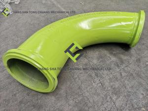 Wholesale Zoomlion Concrete Pump Truck Accessories No. 2 Bend Pipe Jinnaite A0514000 Outer Arc 870mm from china suppliers