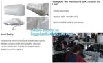 extra lagrge woven PE drawstring dumpster container liner for garbage truck,40