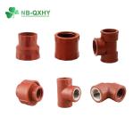 PPH Plumbing Fitting Female Thread Bend Tee for Hot and Cold Water Pipes