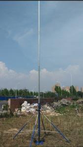 China telescopic mast / 5m telescopic pole antenna tower light weight flag pole 30ft 9 meter high aluminum mast on sale