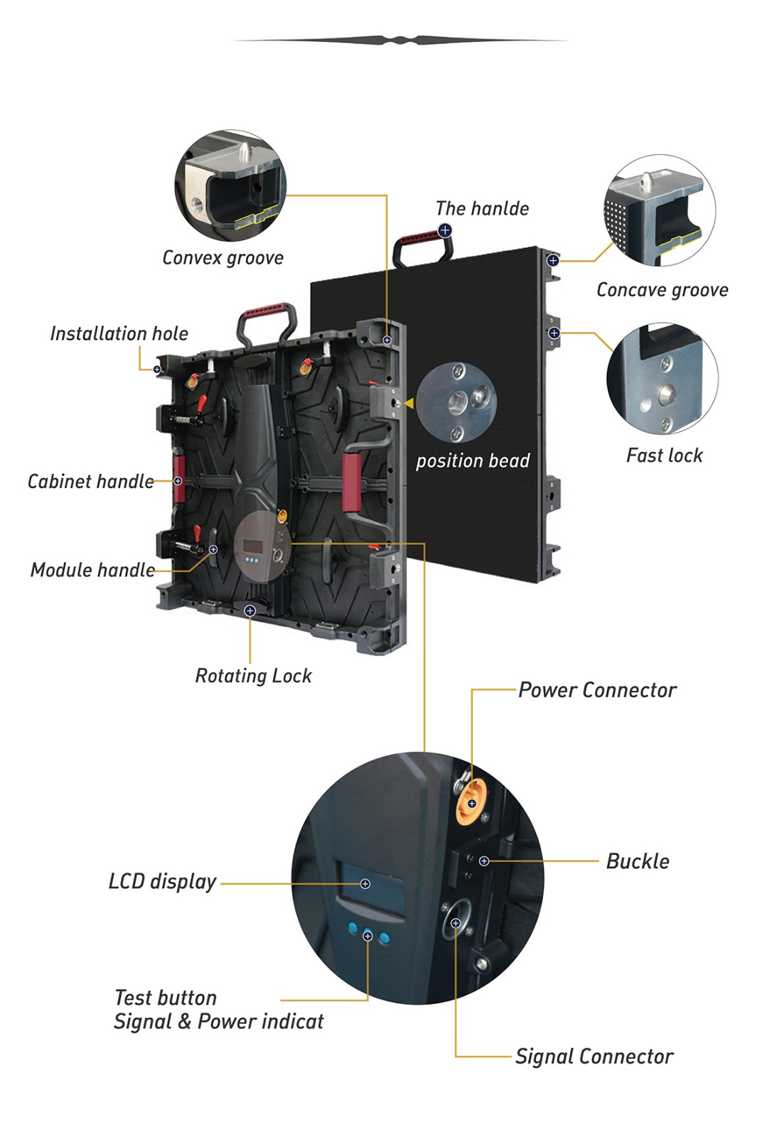 P5.9 SDK Led Screens For Events Outdoor Led Video Display
